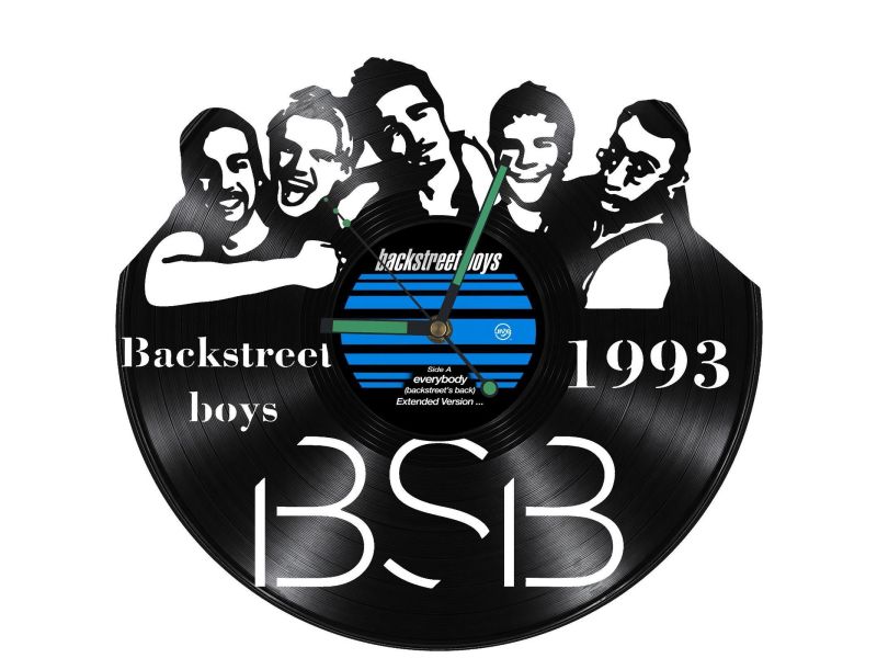 Backstreet Boys Zegar Ścienny Z Płyty Winylowej Prezent Upominek Personalizacja EVEVO Z0266