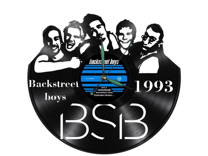 Backstreet Boys Zegar Ścienny Z Płyty Winylowej Prezent Upominek Personalizacja EVEVO Z0266