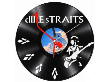 Dire Straits Zegar Ścienny Z Płyty Winylowej Prezent Upominek Personalizacja EVEVO Z0285