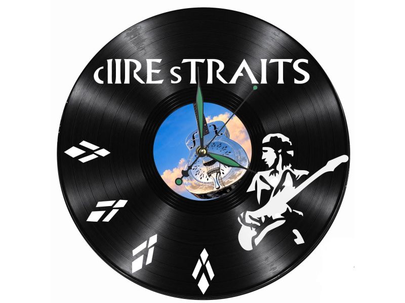 Dire Straits Zegar Ścienny Z Płyty Winylowej Prezent Upominek Personalizacja EVEVO Z0285