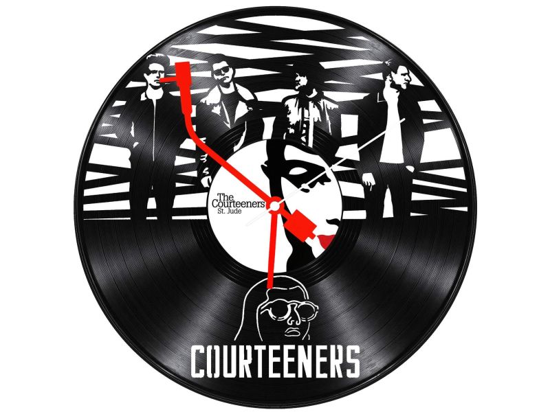 Courteeners Zegar Ścienny Z Płyty Winylowej Prezent Upominek Personalizacja EVEVO Z0290