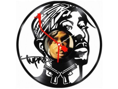 2Pac Zegar Ścienny Z Płyty Winylowej Prezent Upominek Personalizacja EVEVO Z0294