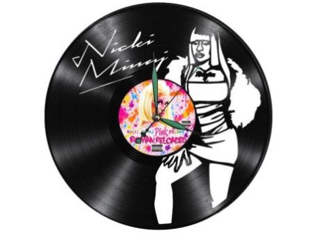 Nicki Minaj Zegar Ścienny Z Płyty Winylowej Prezent Upominek Personalizacja EVEVO Z0299