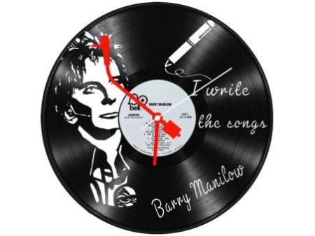 Barry Manilow Zegar Ścienny Z Płyty Winylowej Prezent Upominek Personalizacja EVEVO Z0236