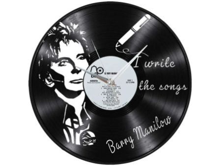 Barry Manilow Zegar Ścienny Z Płyty Winylowej Prezent Upominek Personalizacja EVEVO Z0236