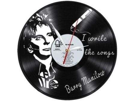 Barry Manilow Zegar Ścienny Z Płyty Winylowej Prezent Upominek Personalizacja EVEVO Z0236
