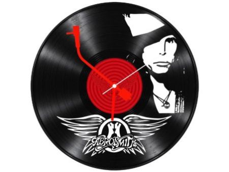 Aerosmith Zegar Ścienny Z Płyty Winylowej Prezent Upominek Personalizacja EVEVO Z0239