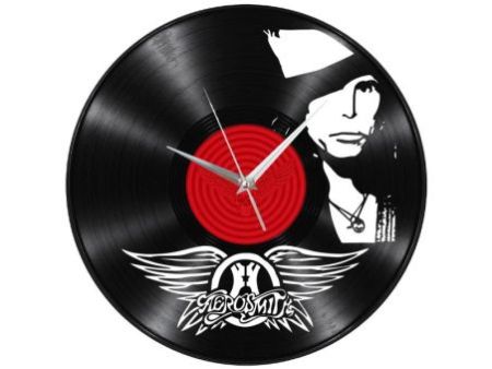 Aerosmith Zegar Ścienny Z Płyty Winylowej Prezent Upominek Personalizacja EVEVO Z0239