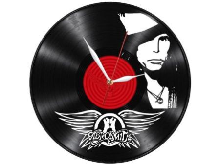 Aerosmith Zegar Ścienny Z Płyty Winylowej Prezent Upominek Personalizacja EVEVO Z0239