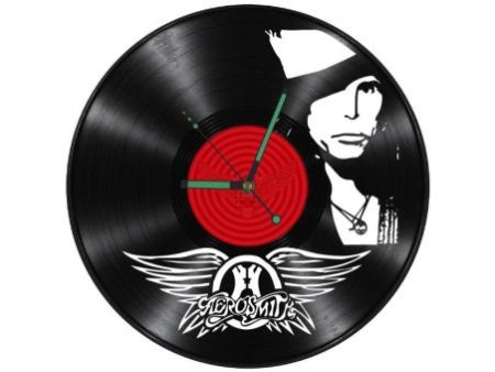 Aerosmith Zegar Ścienny Z Płyty Winylowej Prezent Upominek Personalizacja EVEVO Z0239