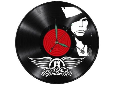 Aerosmith Zegar Ścienny Z Płyty Winylowej Prezent Upominek Personalizacja EVEVO Z0239