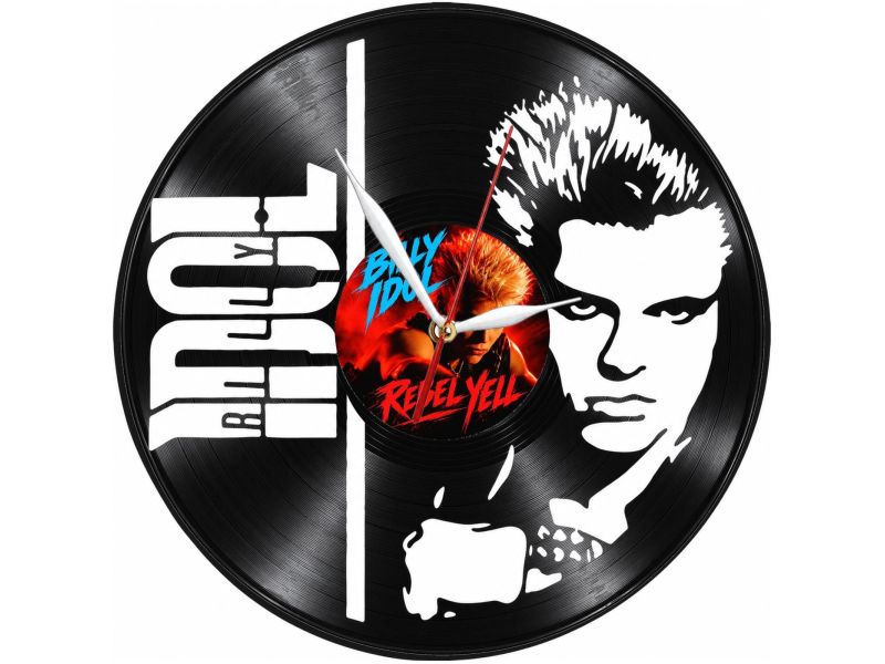 Billy Idol Zegar Ścienny Z Płyty Winylowej Prezent Upominek Personalizacja EVEVO Z0240