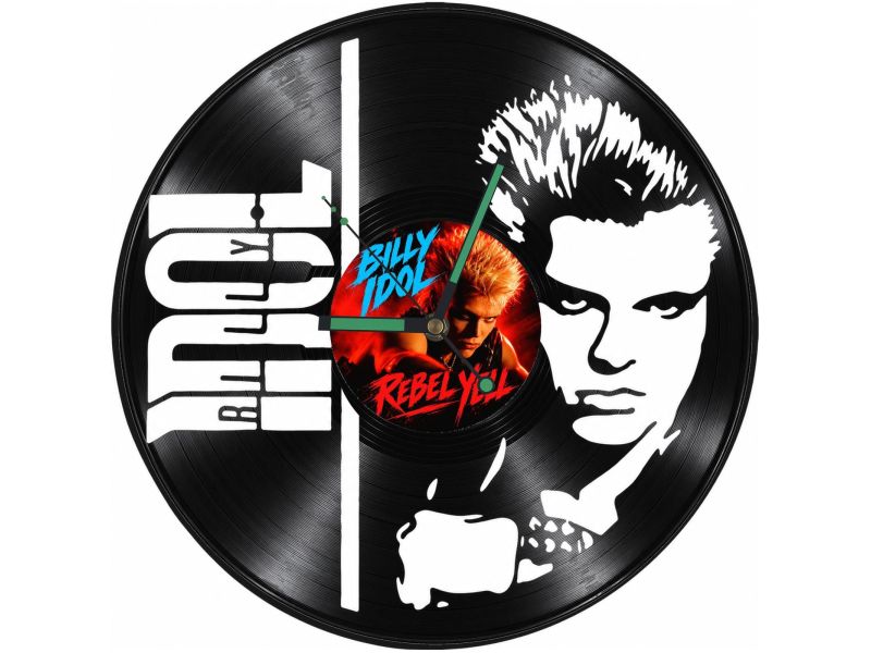 Billy Idol Zegar Ścienny Z Płyty Winylowej Prezent Upominek Personalizacja EVEVO Z0240