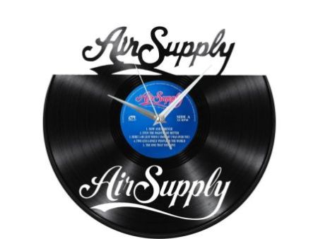 Air Supply Zegar Ścienny Z Płyty Winylowej Prezent Upominek Personalizacja EVEVO Z0245