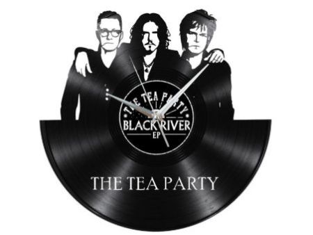 The Tea Party Zegar Ścienny Z Płyty Winylowej Prezent Upominek Personalizacja EVEVO Z0246