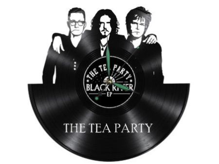 The Tea Party Zegar Ścienny Z Płyty Winylowej Prezent Upominek Personalizacja EVEVO Z0246
