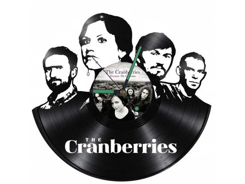 The Cranberries Zegar Ścienny Z Płyty Winylowej Prezent Upominek Personalizacja EVEVO Z0248