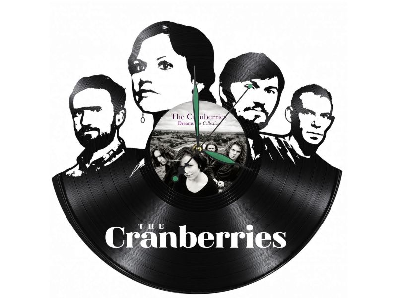 The Cranberries Zegar Ścienny Z Płyty Winylowej Prezent Upominek Personalizacja EVEVO Z0248