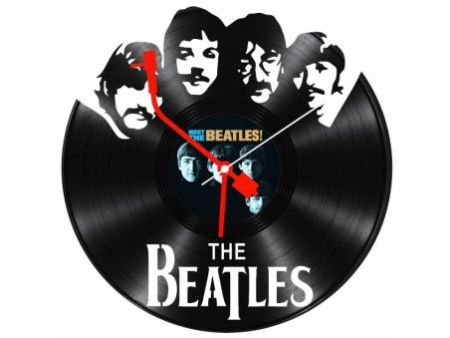 The Beatles Zegar Ścienny Z Płyty Winylowej Prezent Upominek Personalizacja EVEVO Z0249