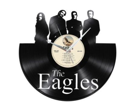 The Eagles Zegar Ścienny Z Płyty Winylowej Prezent Upominek Personalizacja EVEVO Z0250