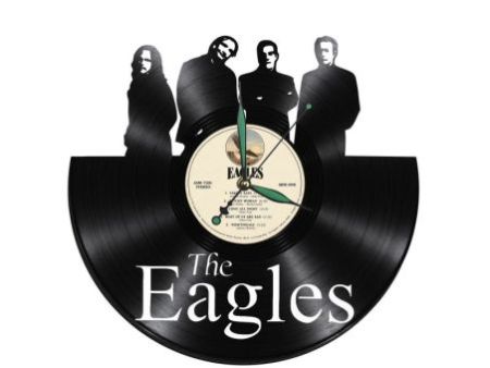The Eagles Zegar Ścienny Z Płyty Winylowej Prezent Upominek Personalizacja EVEVO Z0250