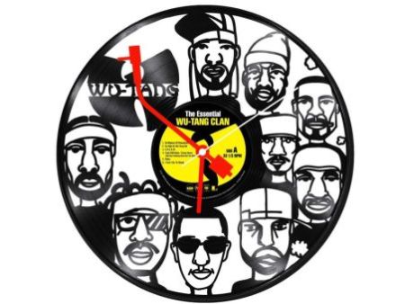 Wu-Tang Zegar Ścienny Z Płyty Winylowej Prezent Upominek Personalizacja EVEVO Z0252