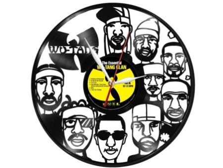 Wu-Tang Zegar Ścienny Z Płyty Winylowej Prezent Upominek Personalizacja EVEVO Z0252