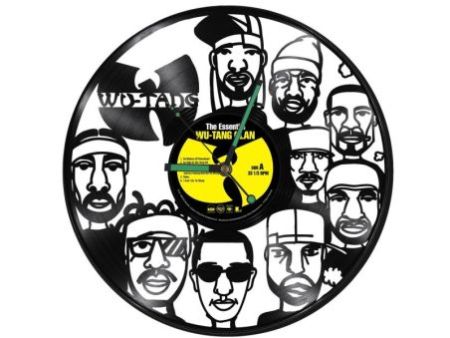 Wu-Tang Zegar Ścienny Z Płyty Winylowej Prezent Upominek Personalizacja EVEVO Z0252