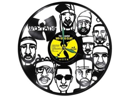Wu-Tang Zegar Ścienny Z Płyty Winylowej Prezent Upominek Personalizacja EVEVO Z0252