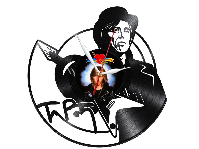 Tom Petty Zegar Ścienny Z Płyty Winylowej Prezent Upominek Personalizacja EVEVO Z0253