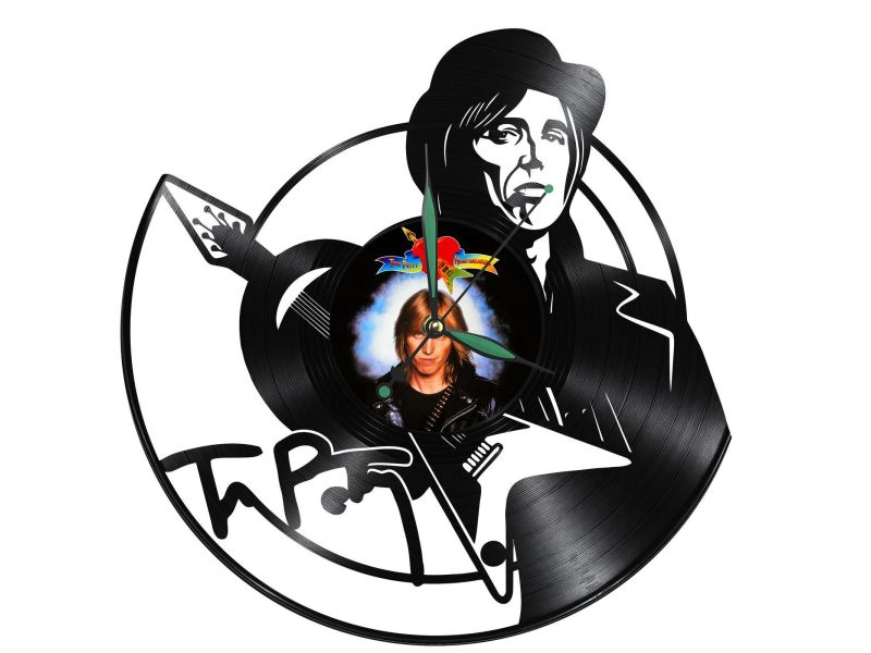 Tom Petty Zegar Ścienny Z Płyty Winylowej Prezent Upominek Personalizacja EVEVO Z0253