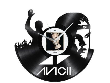 DJ Avicii Tim Bergling Zegar Ścienny Z Płyty Winylowej Prezent Upominek Personalizacja EVEVO Z0255