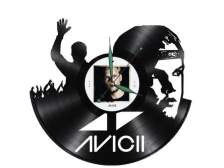 DJ Avicii Tim Bergling Zegar Ścienny Z Płyty Winylowej Prezent Upominek Personalizacja EVEVO Z0255