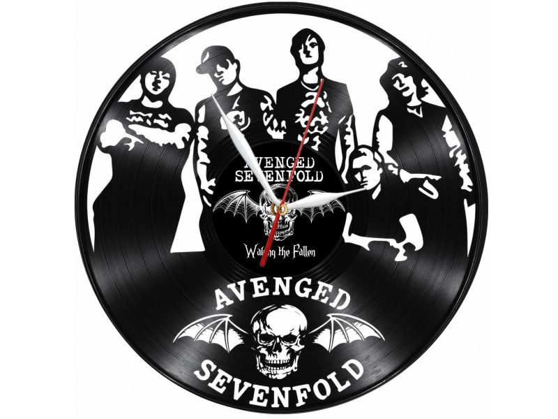 Avenged Sevenfold Zegar Ścienny Z Płyty Winylowej Prezent Upominek Personalizacja EVEVO Z0257