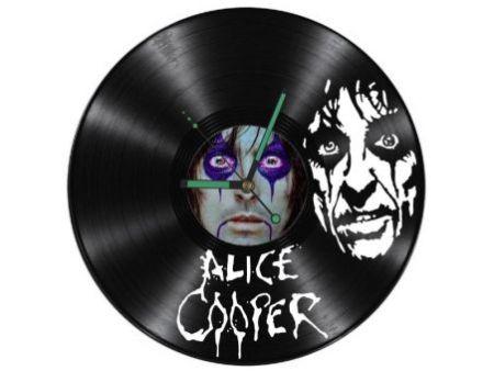 Alice Cooper Zegar Ścienny Z Płyty Winylowej Prezent Upominek Personalizacja EVEVO Z0258