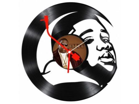 B.I.G. Rap Zegar Ścienny Z Płyty Winylowej Prezent Upominek Personalizacja EVEVO Z0259
