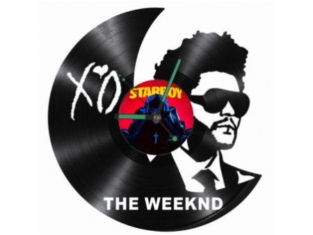 The Weeknd Zegar Ścienny Z Płyty Winylowej Prezent Upominek Personalizacja EVEVO Z0262