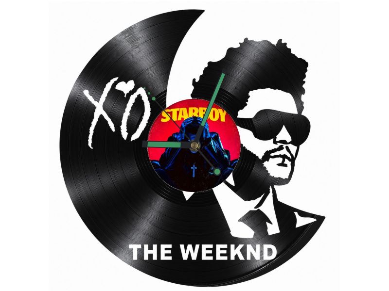 The Weeknd Zegar Ścienny Z Płyty Winylowej Prezent Upominek Personalizacja EVEVO Z0262