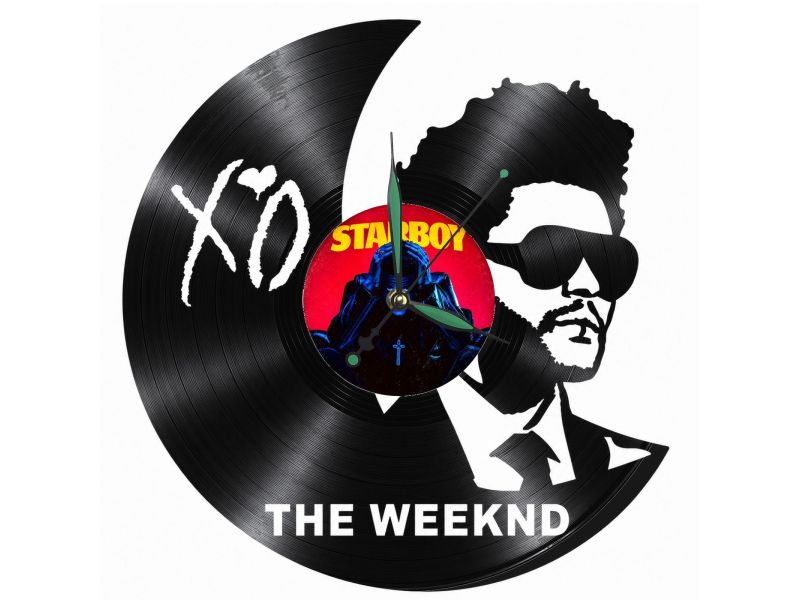 The Weeknd Zegar Ścienny Z Płyty Winylowej Prezent Upominek Personalizacja EVEVO Z0262