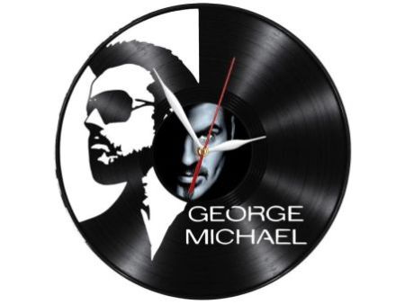 George Michael Zegar Ścienny Z Płyty Winylowej Prezent Upominek Personalizacja EVEVO Z0263