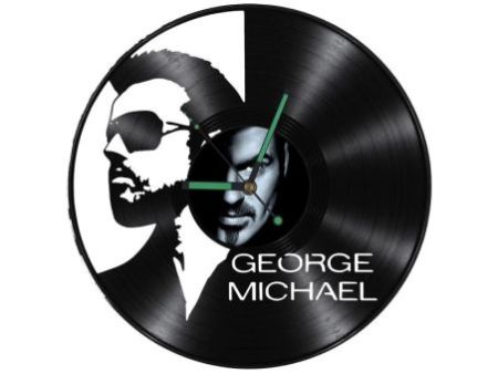 George Michael Zegar Ścienny Z Płyty Winylowej Prezent Upominek Personalizacja EVEVO Z0263