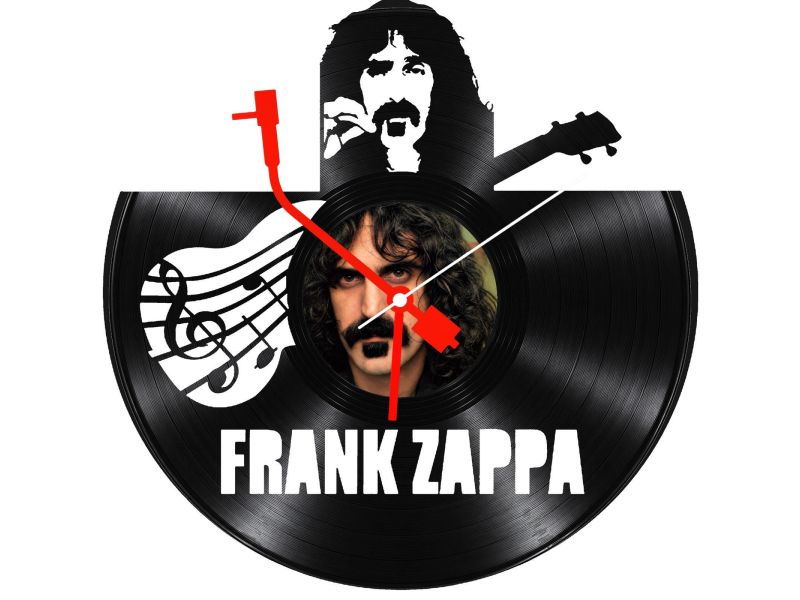 Frank Zappa Zegar Ścienny Z Płyty Winylowej Prezent Upominek Personalizacja EVEVO Z0264