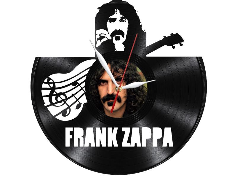 Frank Zappa Zegar Ścienny Z Płyty Winylowej Prezent Upominek Personalizacja EVEVO Z0264