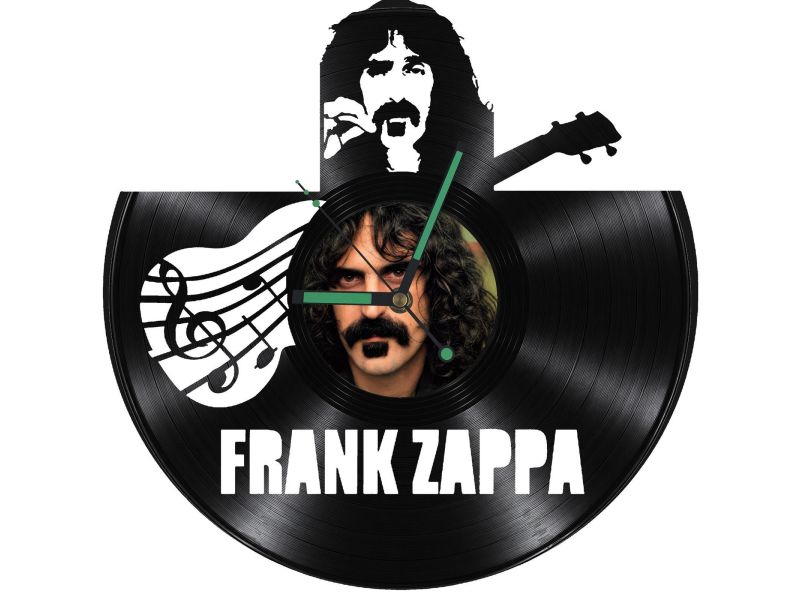 Frank Zappa Zegar Ścienny Z Płyty Winylowej Prezent Upominek Personalizacja EVEVO Z0264