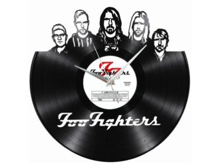 Foo Fighters Zegar Ścienny Z Płyty Winylowej Prezent Upominek Personalizacja EVEVO Z0265