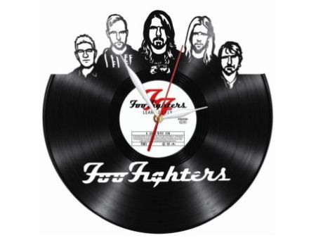 Foo Fighters Zegar Ścienny Z Płyty Winylowej Prezent Upominek Personalizacja EVEVO Z0265