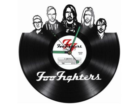 Foo Fighters Zegar Ścienny Z Płyty Winylowej Prezent Upominek Personalizacja EVEVO Z0265
