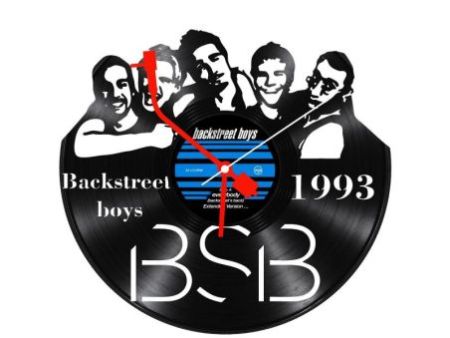 Backstreet Boys Zegar Ścienny Z Płyty Winylowej Prezent Upominek Personalizacja EVEVO Z0266