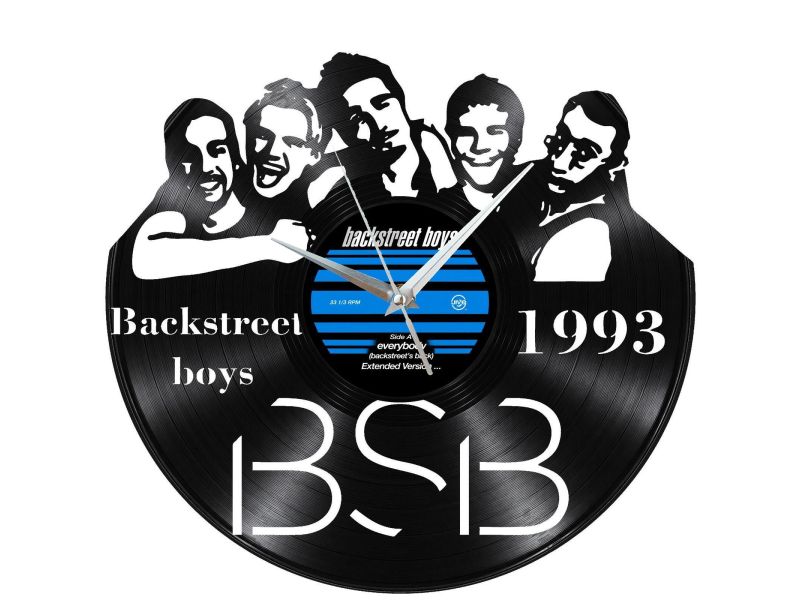 Backstreet Boys Zegar Ścienny Z Płyty Winylowej Prezent Upominek Personalizacja EVEVO Z0266