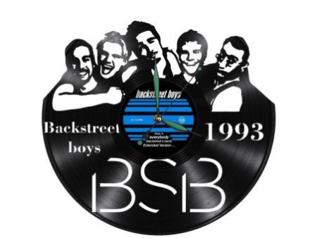 Backstreet Boys Zegar Ścienny Z Płyty Winylowej Prezent Upominek Personalizacja EVEVO Z0266